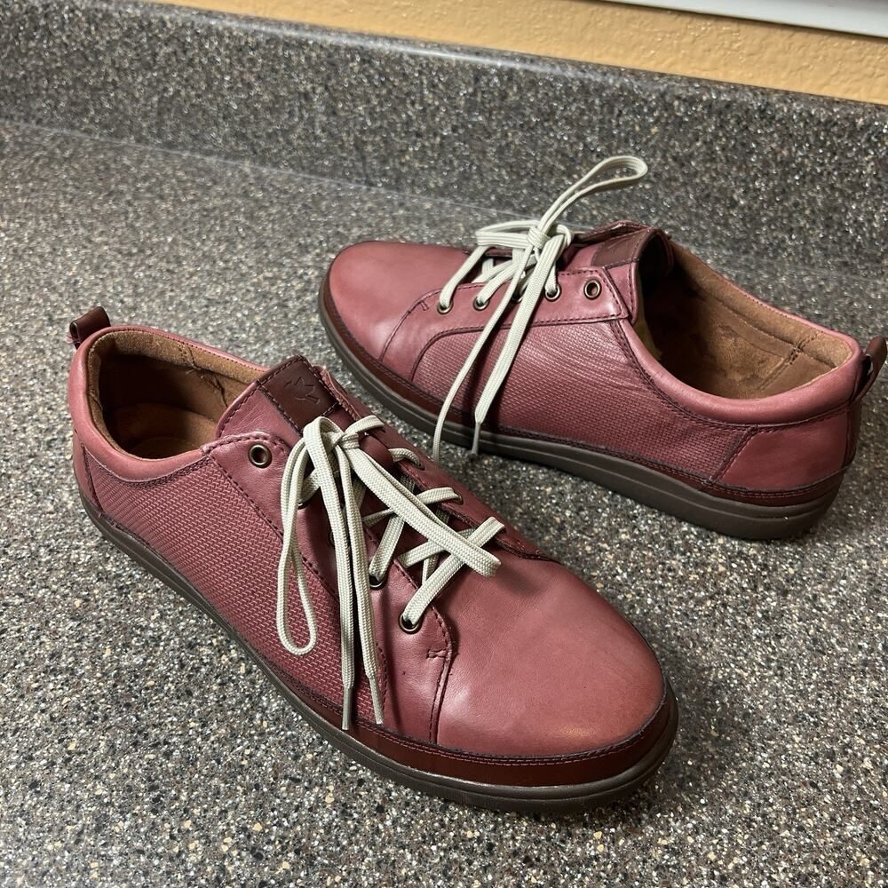 Cobb Hill Women's Size 10 Coral Leather Lace Up Comfort Casual Oxford Shoes Flat